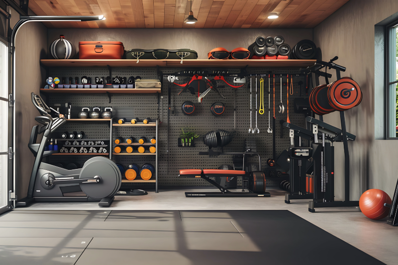 How to Set Up a Garage Gym in a Small Space
