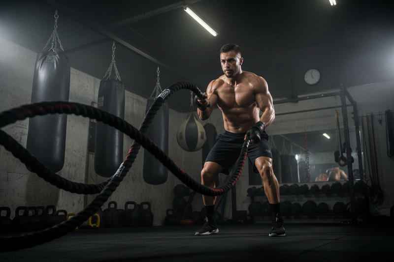 Battle Rope Training for Fighters