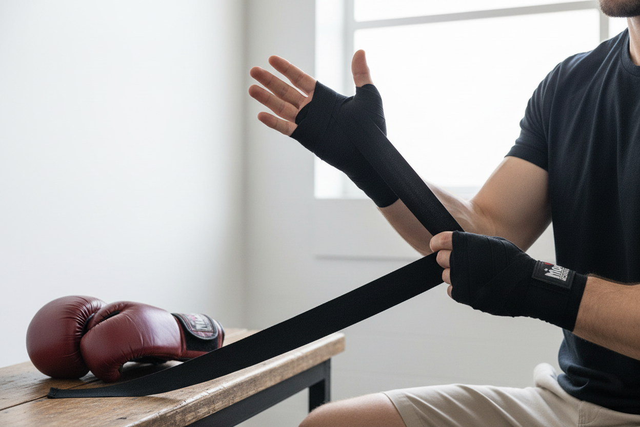 Step-by-step guide to wrapping hands for Muay Thai beginners
