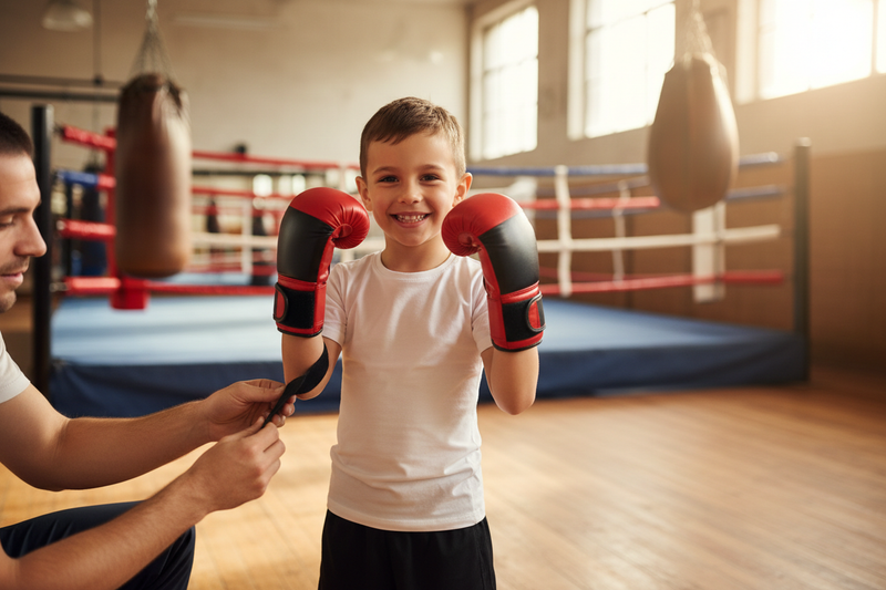 Kids boxing gloves size guide