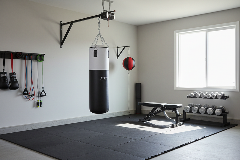 how to install punching bag at home with different mounting methods