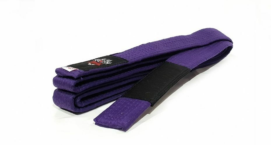 Morgan Ibjjf Approved Bjj Belt Purple With Black Tip