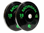 Morgan Olympic Bumper Plates (Pair) 10 kg
