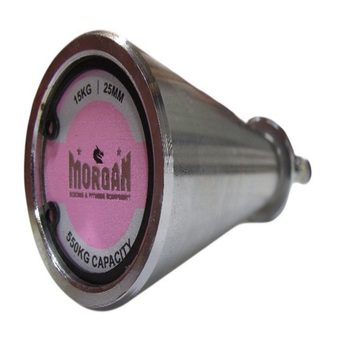 Morgan 15Kg Women'S Harden Chrome Olympic Barbell - 550Kg Max