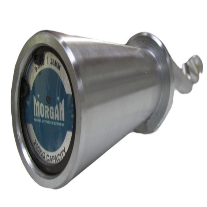 Morgan Dlx Harden Chrome Curl Bar - 250Kg Max Capacity