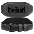 Morgan B2 Bomber 6" Leather Weight Lifting Belt