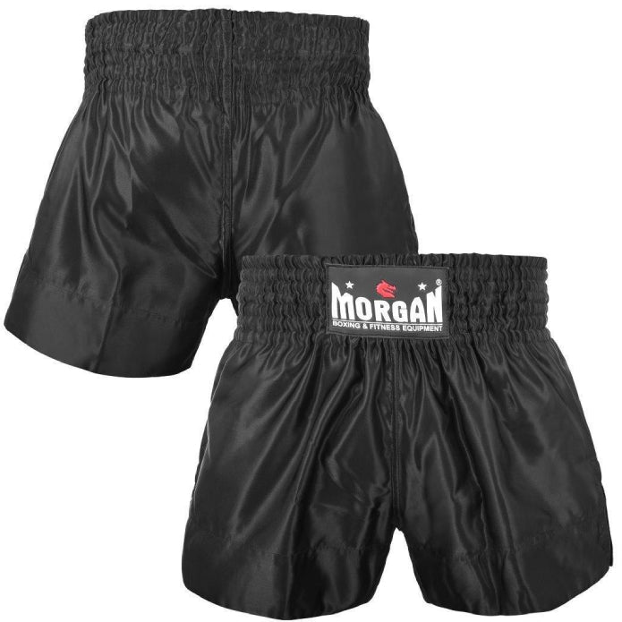 Morgan Muay Thai Shorts - Black Extra Large