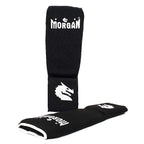 Morgan Elastic Shin & Instep Protectors Black