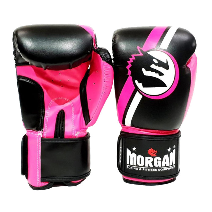 Morgan V2 Classic Boxing Gloves (8-10-12-14-16Oz) Pink-Black