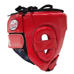 Morgan Platinum Open Face Leather Head Guard