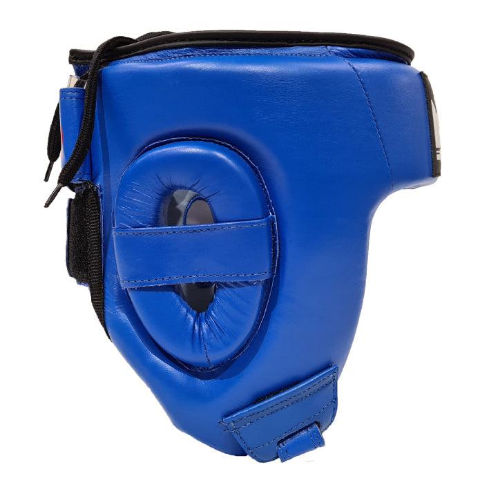 Morgan Platinum Open Face Leather Head Guard