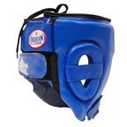 Morgan Platinum Open Face Leather Head Guard