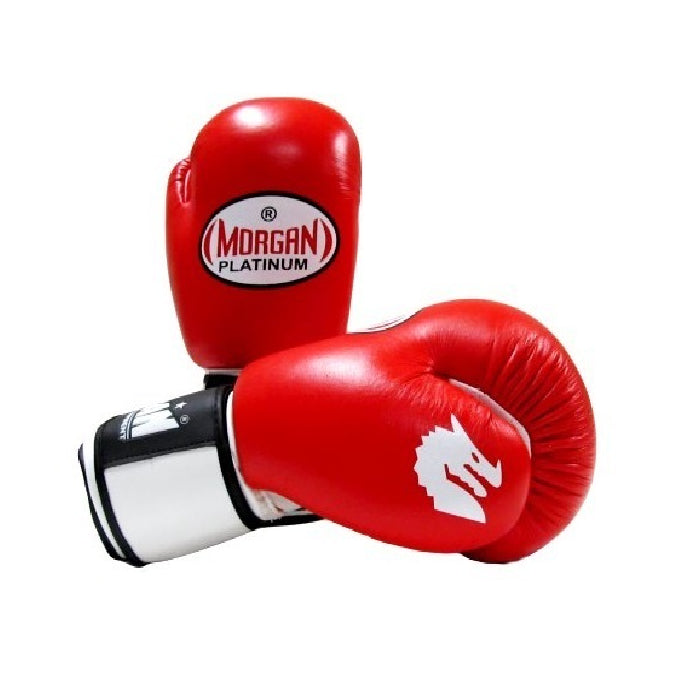 Morgan V2 Platinum Leather Sparring Gloves (10-12-14-16Oz)