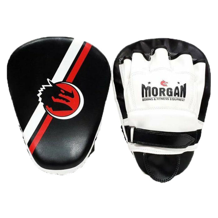 Morgan V2 Classic All Purpose Pre-Bent Focus Pads (Pair) Black White