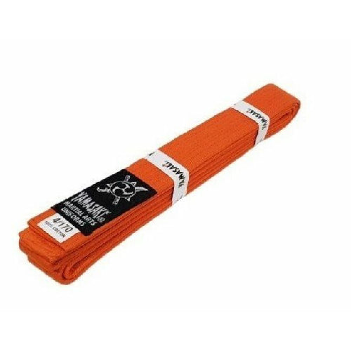 Yamasaki Deluxe Coloured Martial Arts Belts Orange