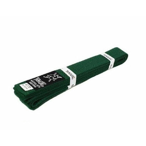 Yamasaki Deluxe Coloured Martial Arts Belts Green
