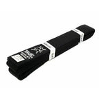 Yamasaki Deluxe Coloured Martial Arts Belts Black