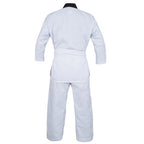 Yamasaki V2 Ribbed Taekwondo Uniform - Black V Neck 8Oz