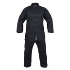 Yamasaki Kung Fu Uniform (Black Trim) - 10Oz