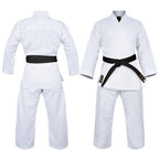 Yamasaki Gold Deluxe Brushed Canvas Karate Uniform - 14Oz White