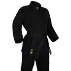 Yamasaki Gold Deluxe Brushed Canvas Karate Uniform - 14Oz