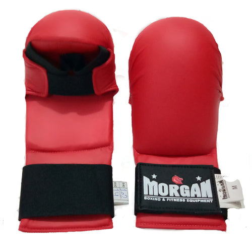 Morgan Wkf Style Karate Gloves Red
