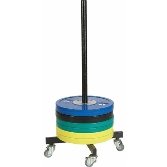 Morgan Bumper Plate Stacker with Wheels - Organize Your Gym Plates
