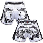 Morgan White Dragon Muay Thai Shorts