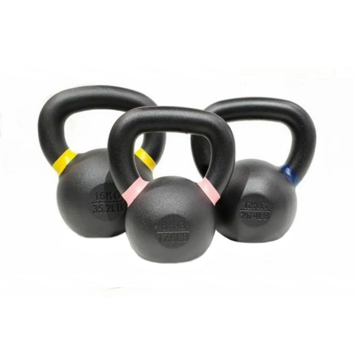 Morgan Powder Coated Kettlebell 3Pcs Pack