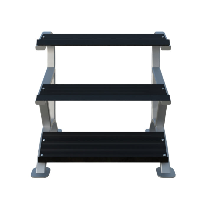 Morgan Elite 3 Tier Rubber Hex Dumbbell Rack