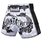 Morgan White Dragon Muay Thai Shorts