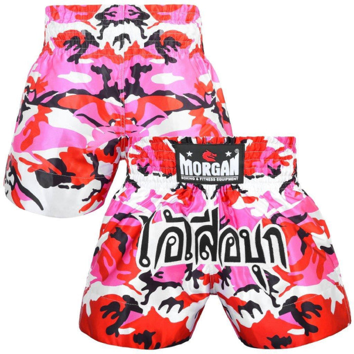 Morgan Muay Thai Pink Diabla Camo Shorts Extra Large