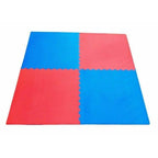Morgan 2Cm Tatami Jigsaw Interlocking Floor Mats Red-Blue