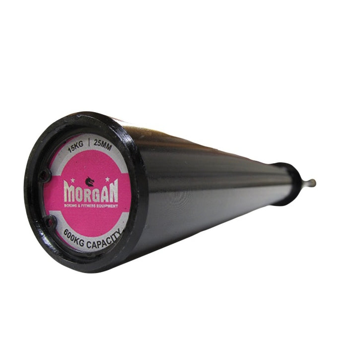 Morgan 15Kg Ladies Black Harden Chrome Olympic Barbell