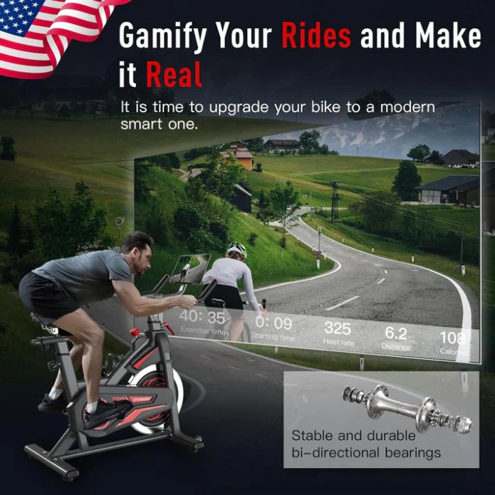Harison X15 Intelligent Magnetic Spinning Bike (Built-In Ipad Stand Only)