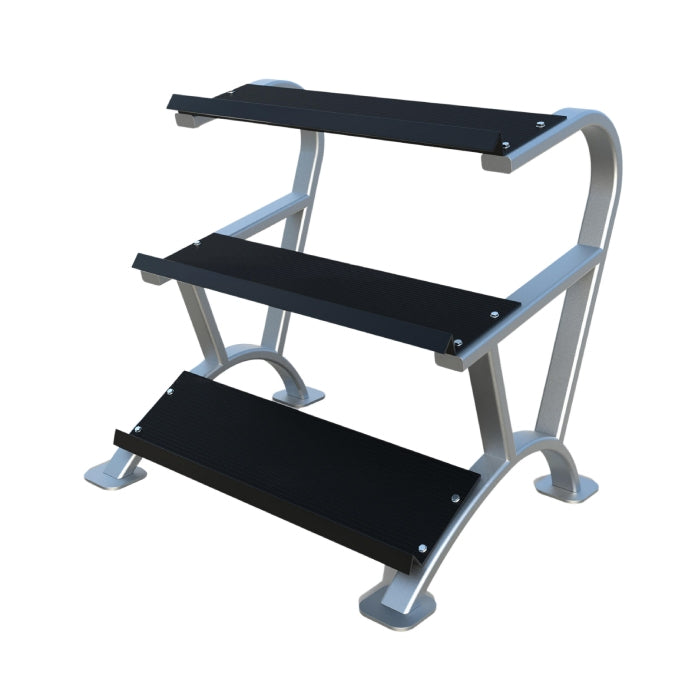 Morgan Elite 3 Tier Rubber Hex Dumbbell | Fitset