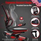 Harison Sharp Series Hr-Recumbent Exercise Bike With Arm Exerciser