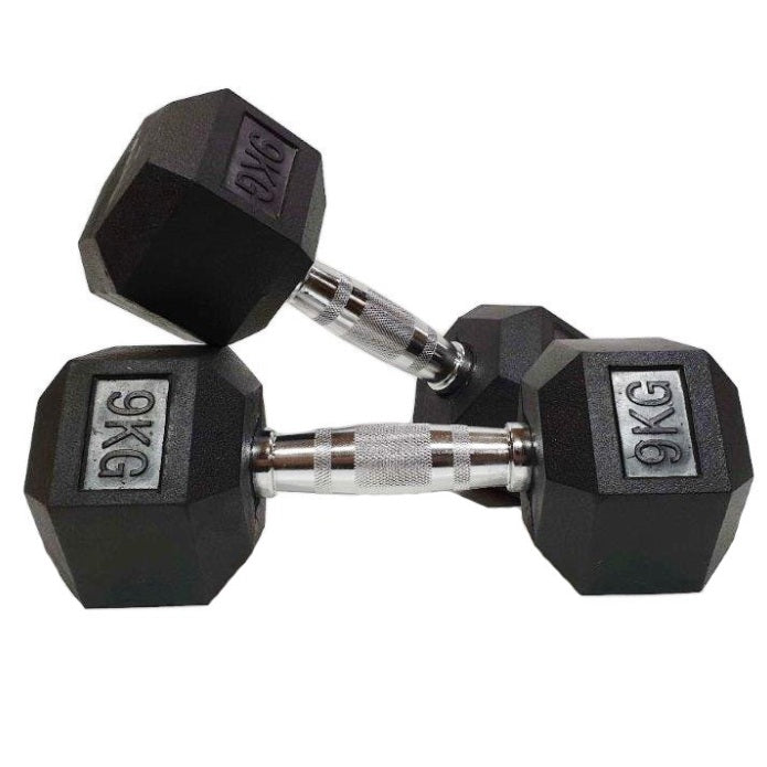 Morgan Rubber Hex 1-10Kg (110Kg Set)