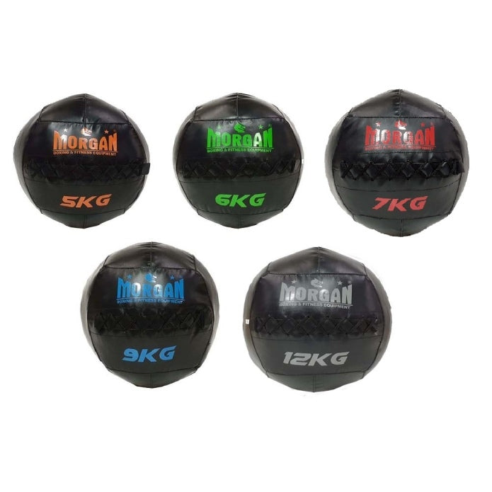 Morgan Cross Functional Fitness Wall Ball Set Of 5 (5 + 6 + 7 + 9 + 12Kg)