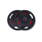 Rapid Motion Tri-Grip Pu Olympic Plates 1.25Kg-25Kg (Sold As Pair) 25 kg