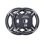 Rapid Motion Quad-Grip Pu Olympic Plates 1.25Kg-25Kg (Sold As Pair) 25 kg
