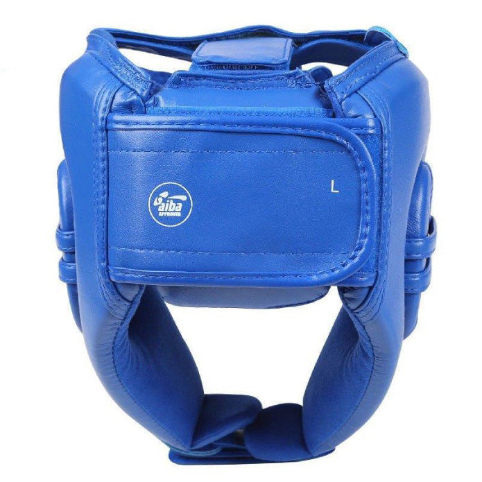 Wesing Aiba Approved Leather Head Guard Blue Large