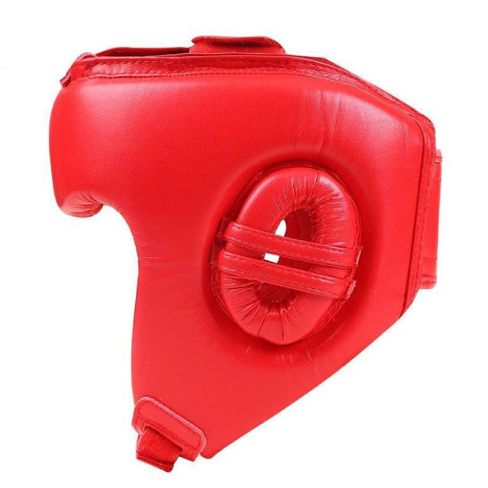 Wesing Aiba Approved Leather Head Guard Red Large