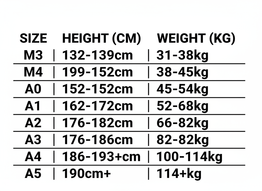 Size Guide